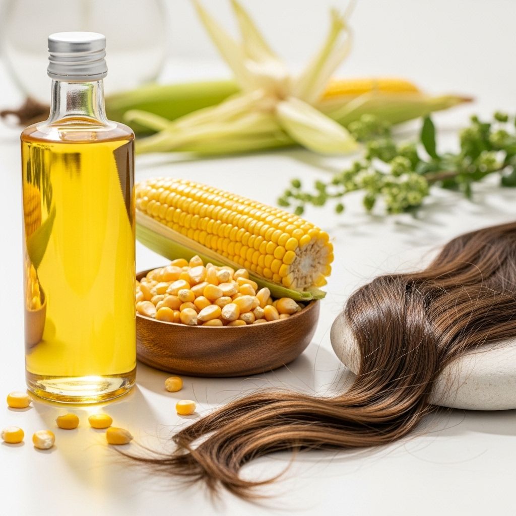 Corn Oil (Maize Oil): Hair Benefits, How to Use, and Expert Tips for Healthier Hair Explore the nourishing power of corn oil for hair, application methods, and expert tips for beautifully healthy hair.