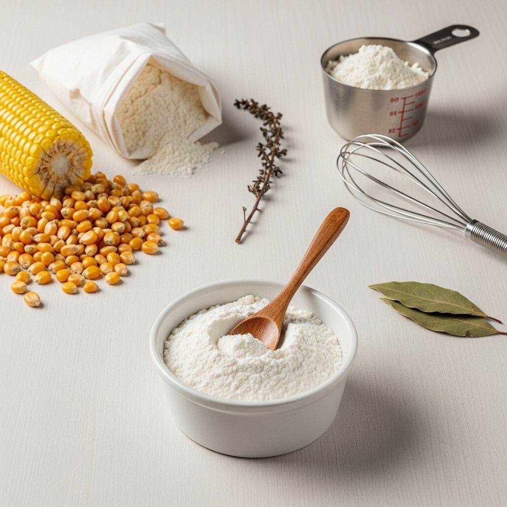 Corn Starch (Maize Starch): Comprehensive Guide to Baking Uses, Substitutes & Nutrition Everything you need to know about corn starch's baking versatility, substitutes, and nutritional insights.
