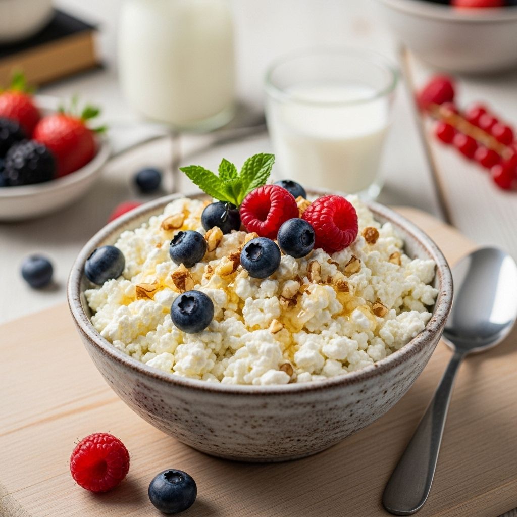 Cottage Cheese: Nutrition, Health Benefits, Uses, and Taste – An In-Depth Guide Explore the nutritional profile, health benefits, culinary uses, and unique flavor of cottage cheese in this comprehensive guide.