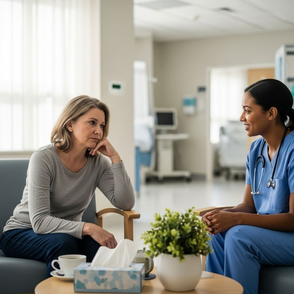 Mental health counseling and psychosocial support can ease emotional, social, and physical challenges of lung cancer treatment.