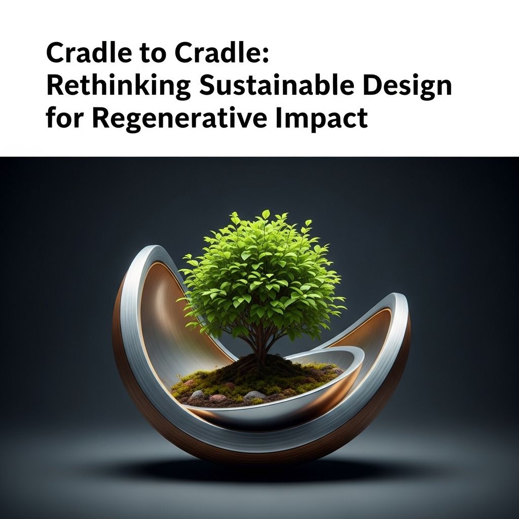 Explore how the cradle to cradle philosophy changes product design, creating positive cycles and regenerative value for people and the planet.