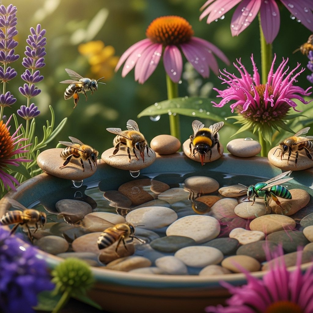 Give bees and pollinators a safe, reliable water source and transform your garden into a thriving wildlife haven.