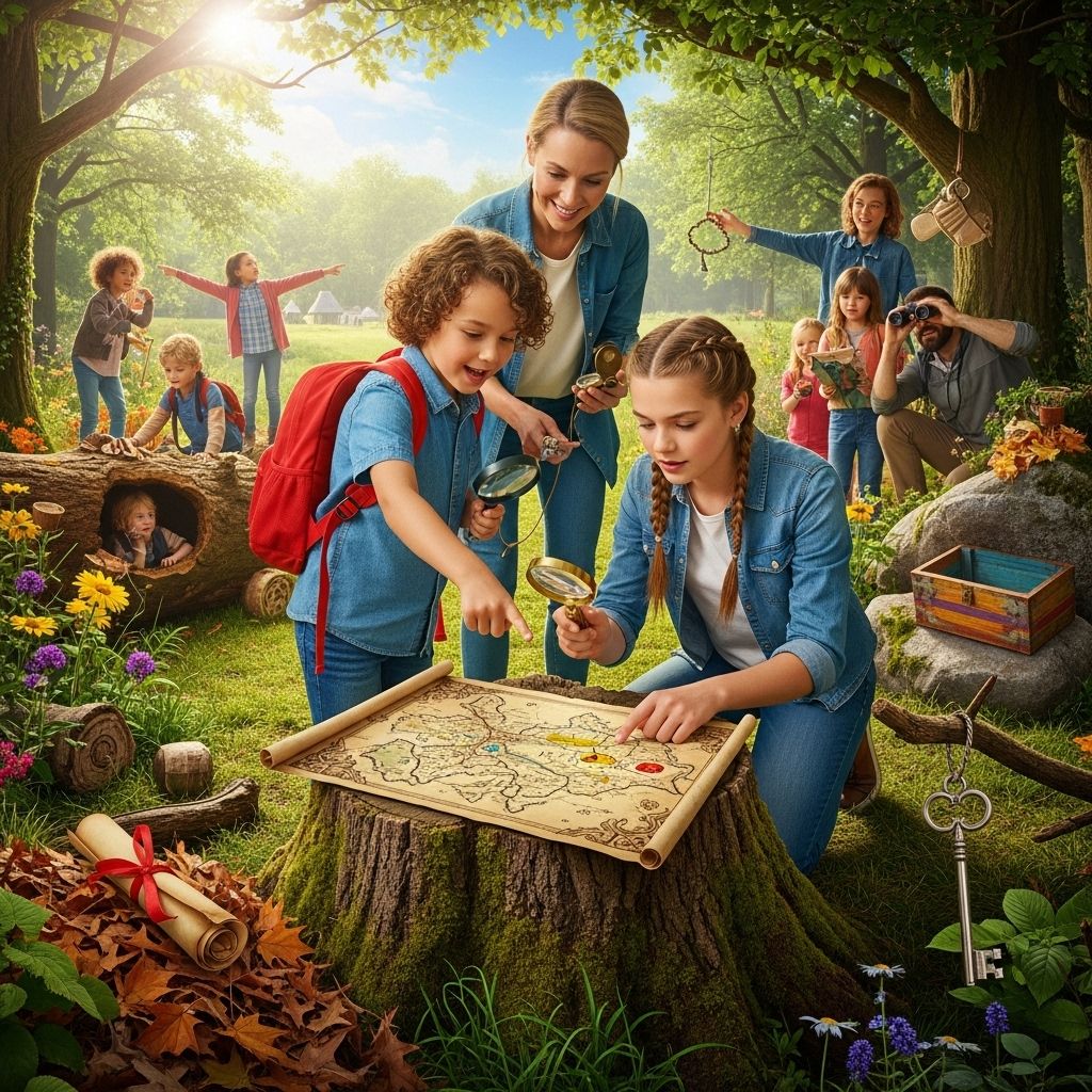 32 Creative Scavenger Hunt Ideas for Kids and Families You Must Try Every clue sets the stage for teamwork and imagination to flourish in unexpected places.