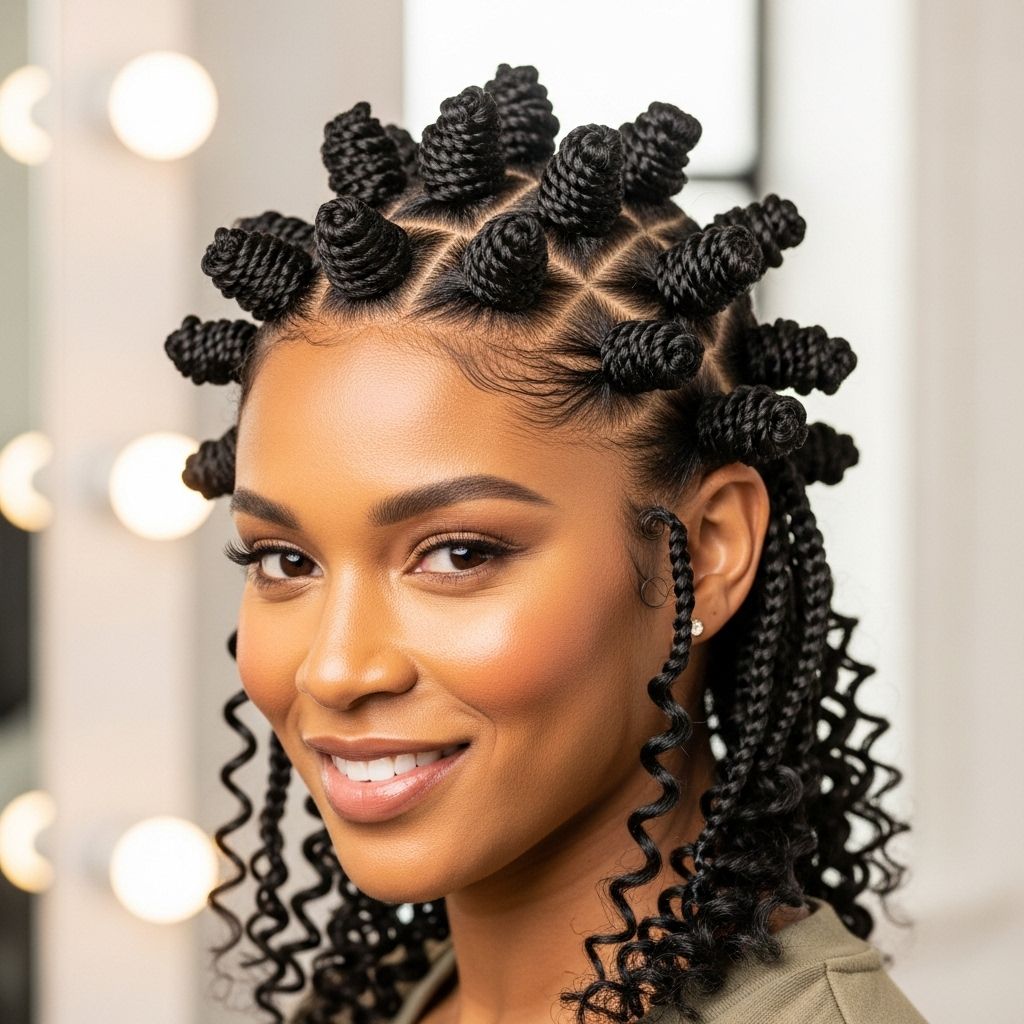 Master the art of stylish and protective Bantu knots using crochet braid methods—perfect for all hair textures and lengths.