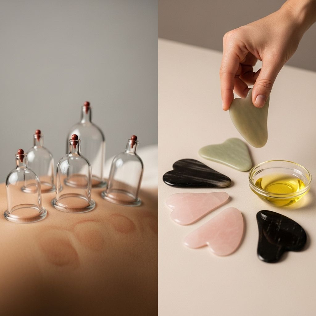 Cupping vs. Gua Sha for Musculoskeletal Aches: Tradition Meets Modern Therapy in Pain Relief A clear comparison of two manual therapies to ease muscle tension and support recovery.