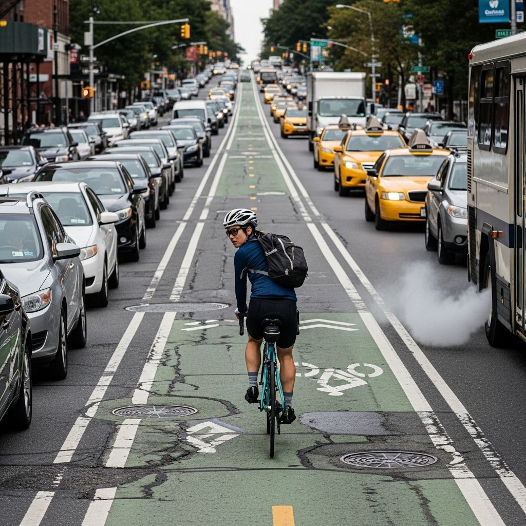 Despite major bike infrastructure gains, the cycling experience in New York City faces mounting tensions and setbacks.