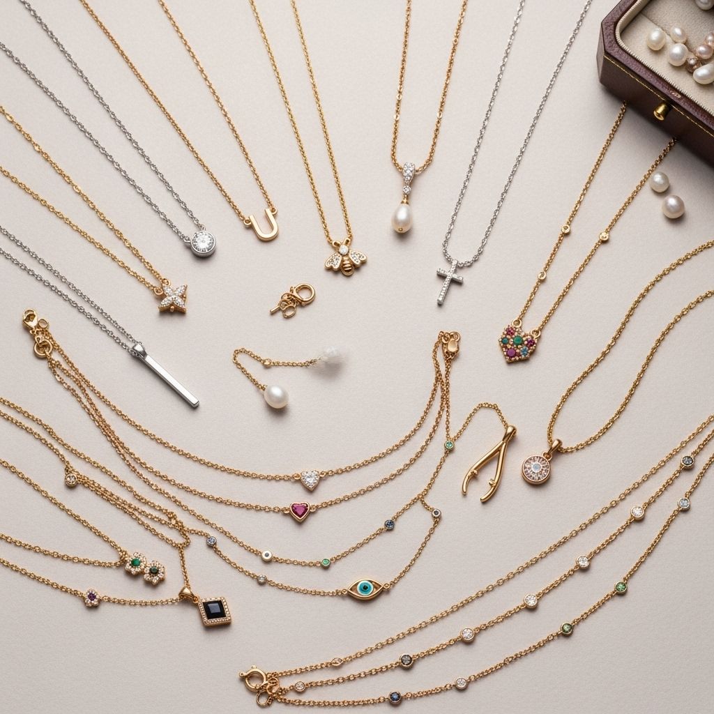 The Ultimate Guide to Dainty Necklaces: 19 Must-Have Styles for Every Jewelry Lover Discover the chicest dainty necklaces of the season, expert styling tips, and layering ideas to elevate your everyday look.