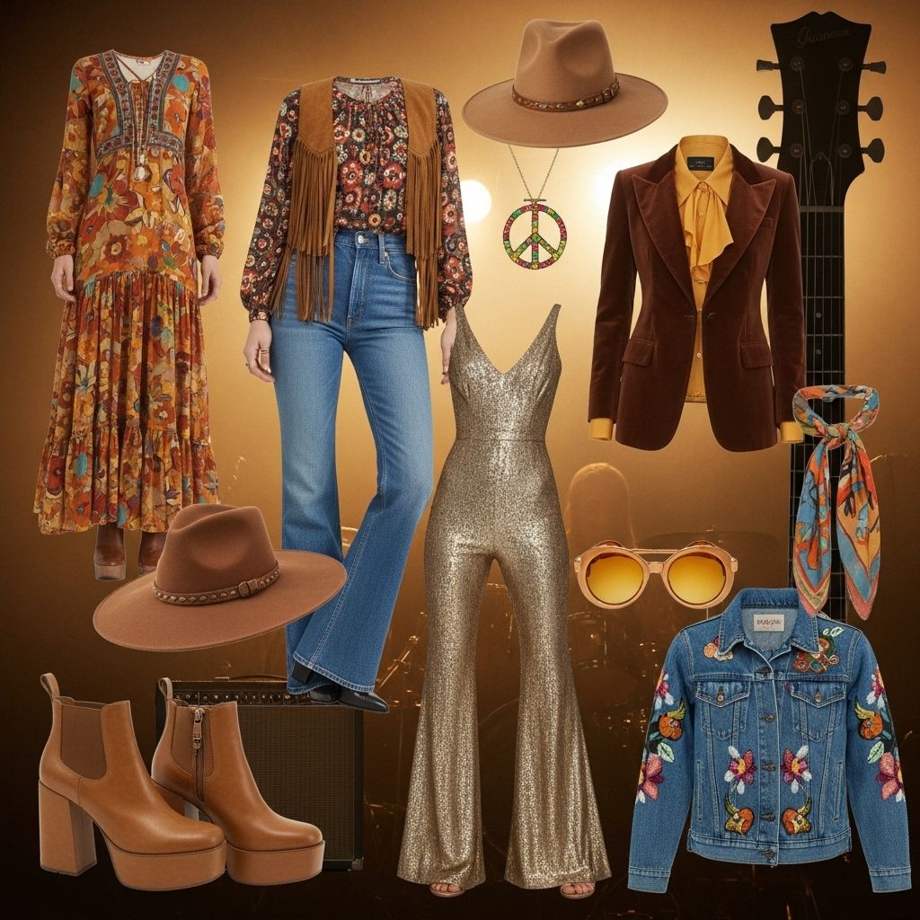 From bohemian kimonos to disco fringe, how ‘Daisy Jones & The Six’ brought 70s fashion icons and rockstar style back to the mainstream.