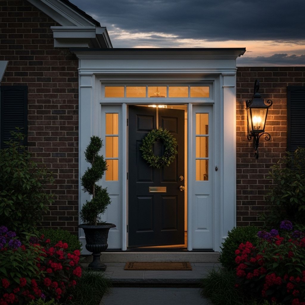 Dramatic Curb Appeal: Best Dark Front Door Colors and Ideas Elevate your entryway with deep hues that enhance style and minimize visible wear.