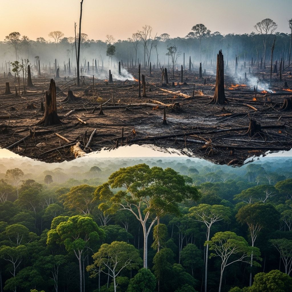 Explore the complex issue of deforestation: its drivers, impacts, and what the world can do to protect forests.