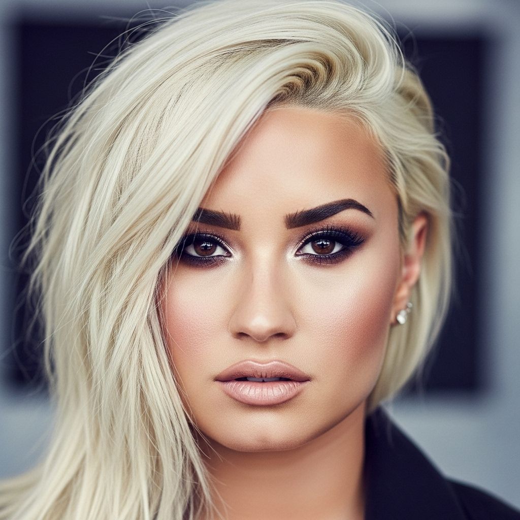 Demi Lovato debuts stunning platinum blonde hair, igniting a trend while sharing her transformation on Instagram with fans.