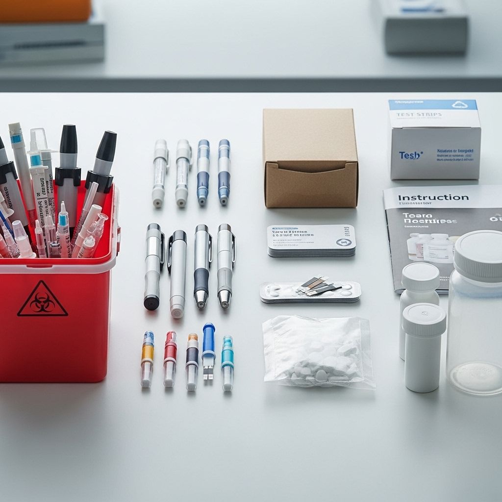 A complete guide to disposing, recycling, and donating diabetes supplies while minimizing environmental impact.