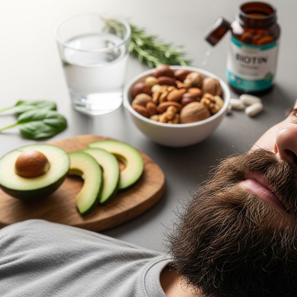 Diet for Beard Growth: Essential Vitamins, Foods, and Supplements for a Full Beard Targeted vitamins, nutrient-rich foods strengthen patchy follicles boosting hair density.
