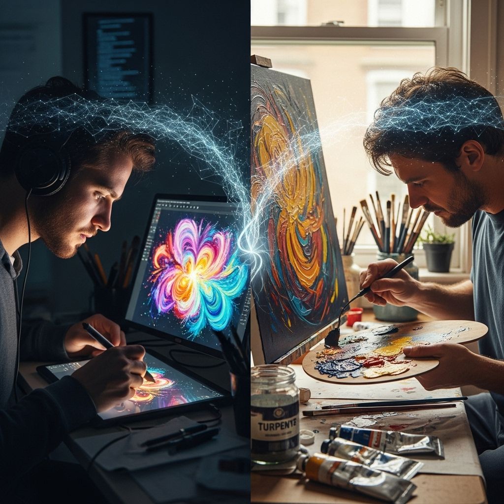 Digital Art vs. Traditional Media: Unlocking Flow State in Creative Practice Tactile and screen-based processes each chart a unique path to uninterrupted immersion.