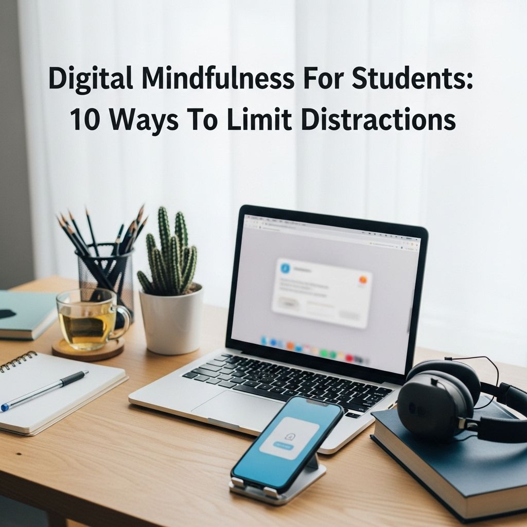 Digital Mindfulness for Students: Strategies to Reduce Online Distraction and Improve Learning Intentional tech routines enhance concentration and foster long-term learning gains.