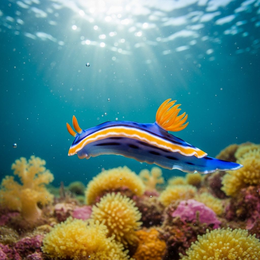 Dive into the vibrant world of sea slugs, guided by the pioneering work of scientists uncovering their secrets and beauty.