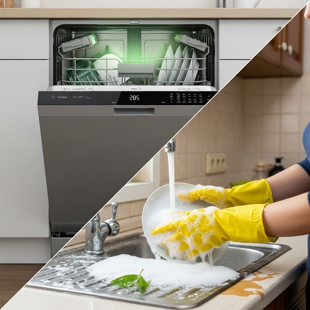 Examining water use, energy, hygiene, and environmental impact to reveal the sustainable way to clean dishes.