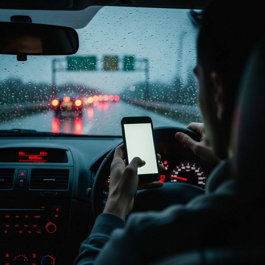 Examining the sharp surge in distracted driving in 2021 and its tragic consequences for U.S. road safety.