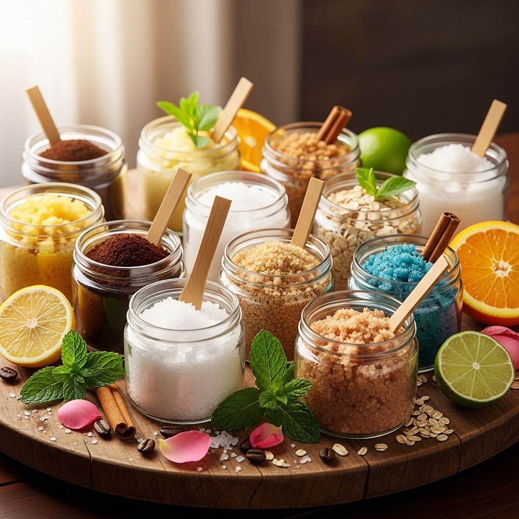 Discover the best homemade body scrubs for every skin type using kitchen staples, soothing oils, and natural exfoliants.