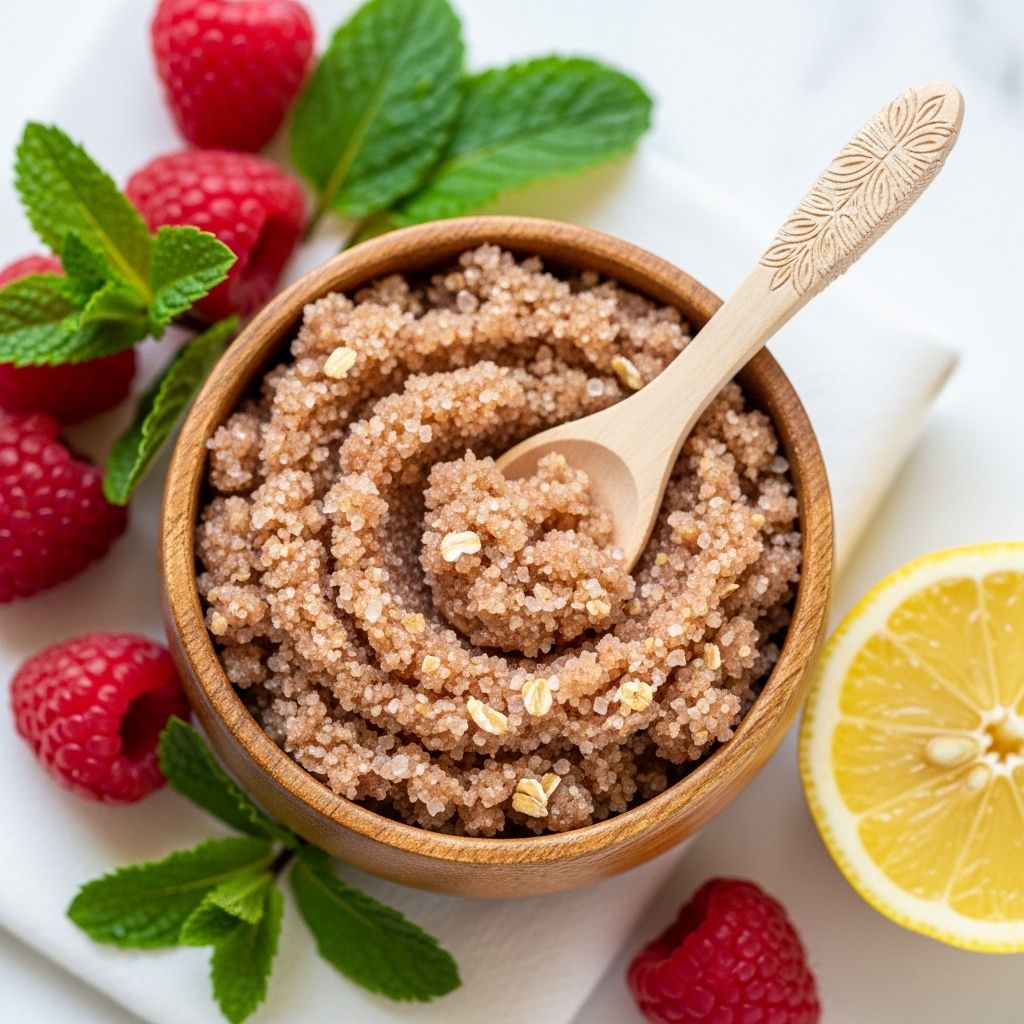 Learn how to create the perfect homemade lip scrub using natural ingredients, complete with expert tips, easy recipes, and frequently asked questions.