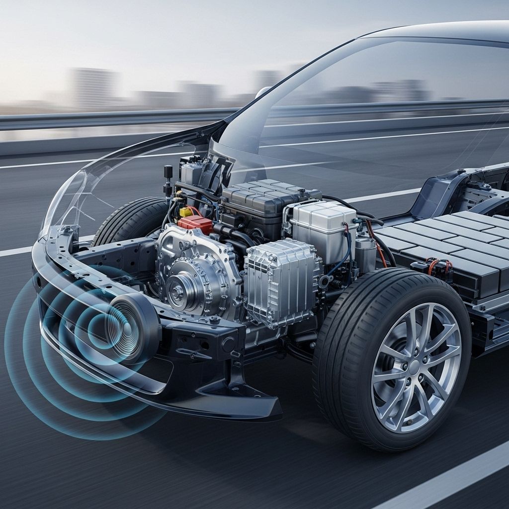 Explore why electric vehicles create less noise, the role of artificial sounds, and how modern soundproofing is shaping the EV revolution.