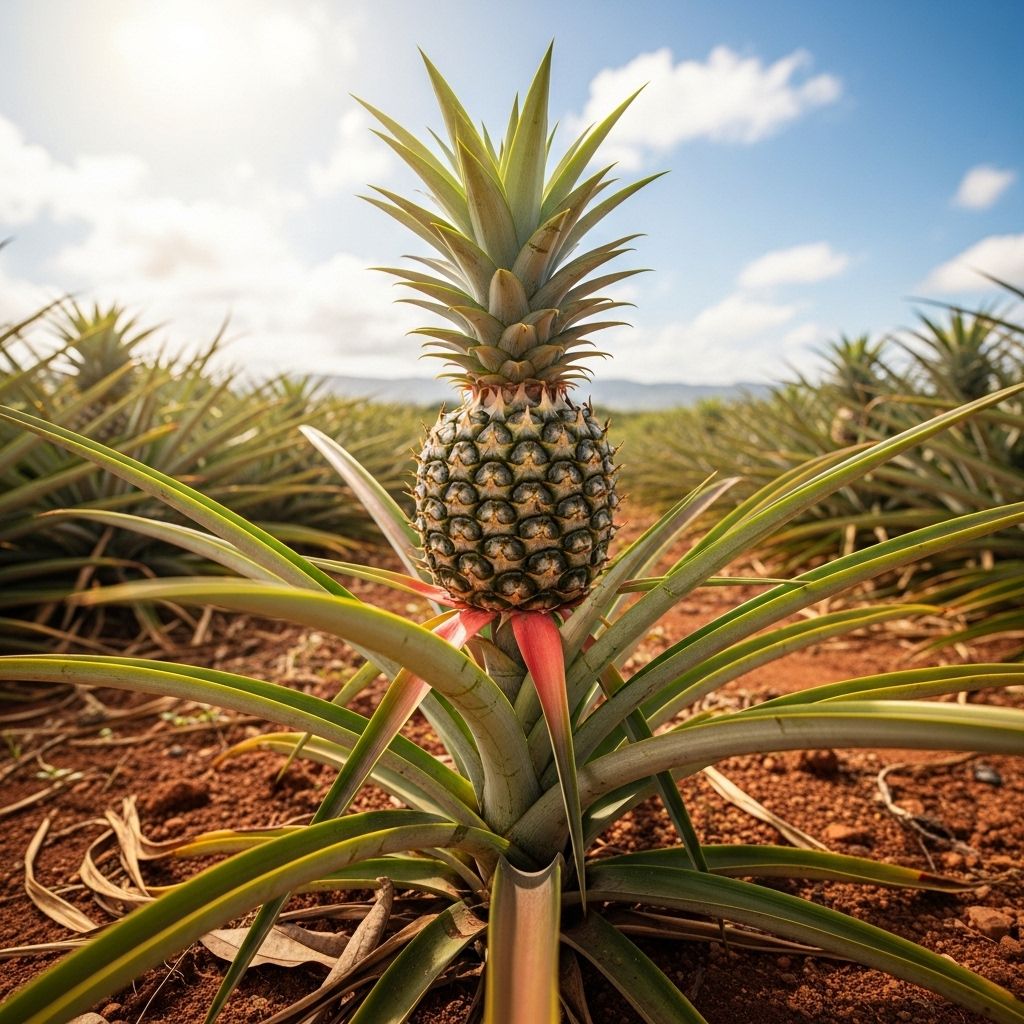 Discover the fascinating growth habits and unique botanical secrets behind the tropical pineapple fruit.