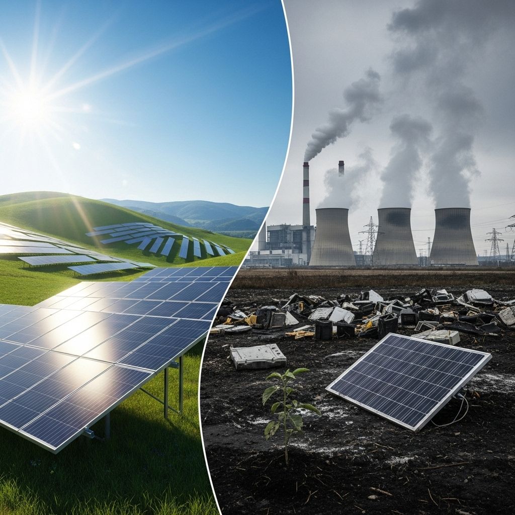 Unpacking the climate impact of solar panels—from manufacturing emissions to long-term carbon savings.