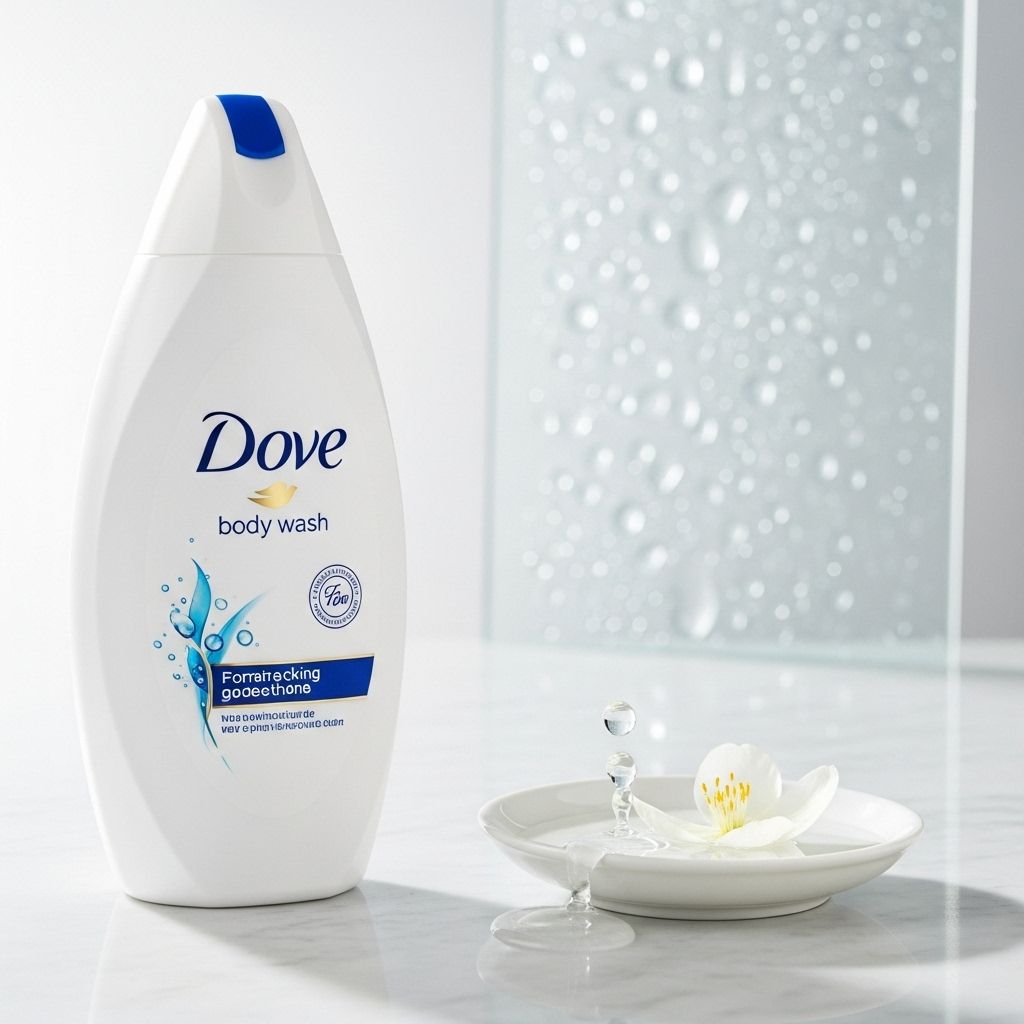 Dove Body Love Dry-Cracked Skin Replenish Hypoallergenic Body Wash, a Game-Changer for Dry Skin