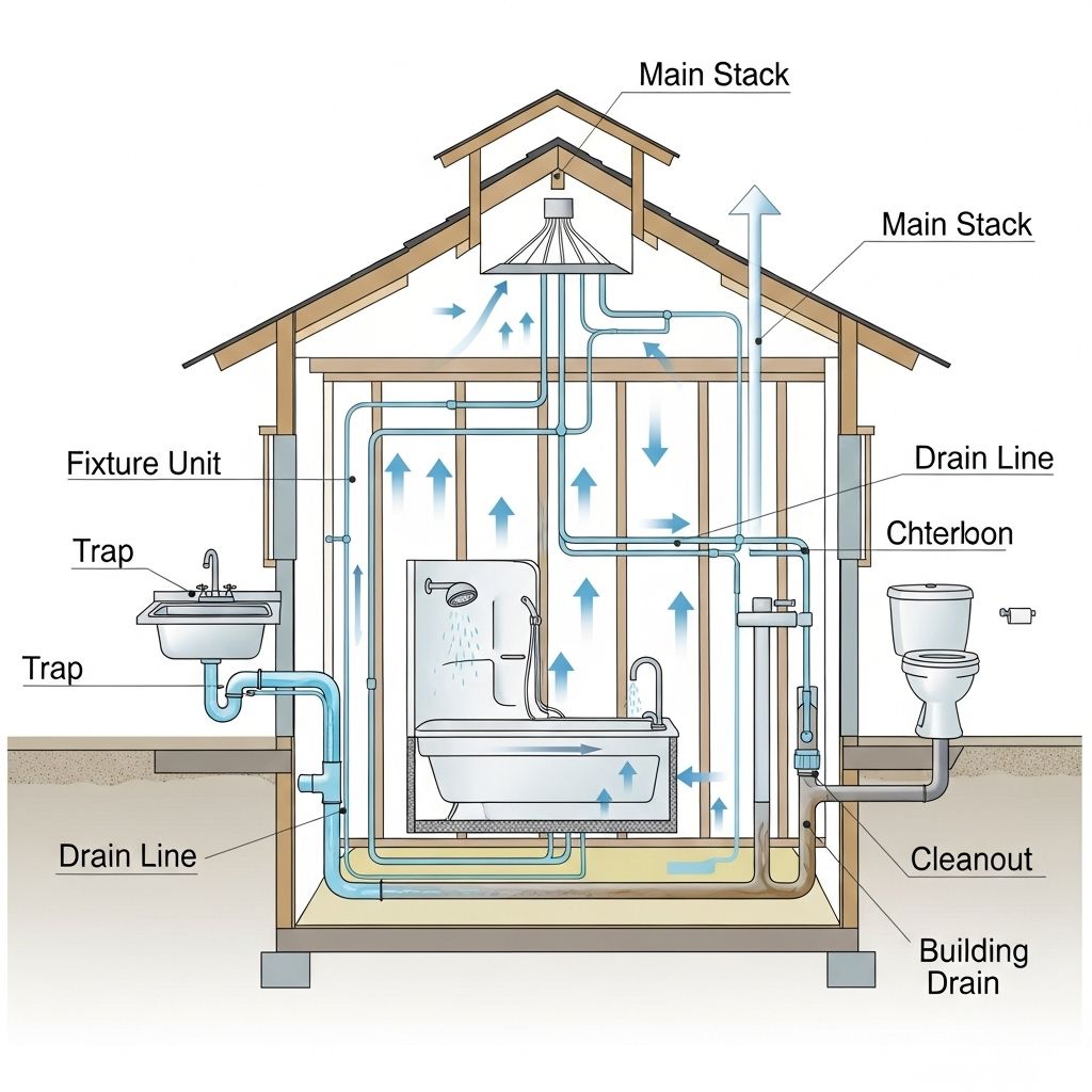 Essential Guide to Drain Venting in Home Plumbing Balanced airflow prevents trap siphoning and muffles gurgling noises for reliable pipes.