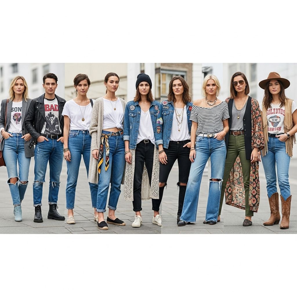 Transform your basics: How to turn jeans and a tee into endless stylish outfits with accessories, layers, and fashion know-how.