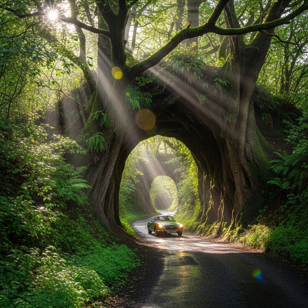 Discover the fascinating history and enduring allure of California’s drive-through tunnel trees—icons of the redwood forests.