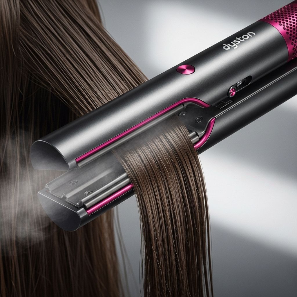 Revolutionary hair straightening technology that transforms wet hair to sleek straight styles