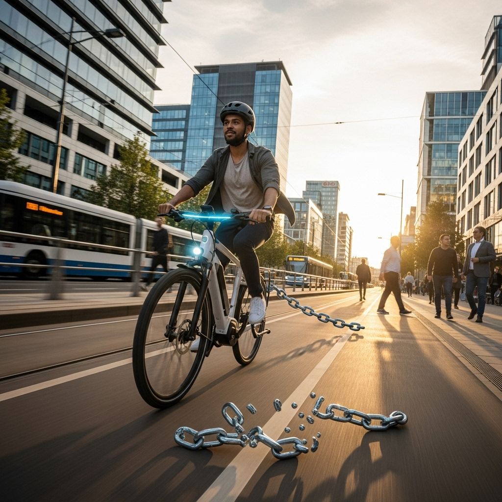 E-bike riders are revolutionizing urban travel, overcoming barriers as they navigate new technology and social attitudes.
