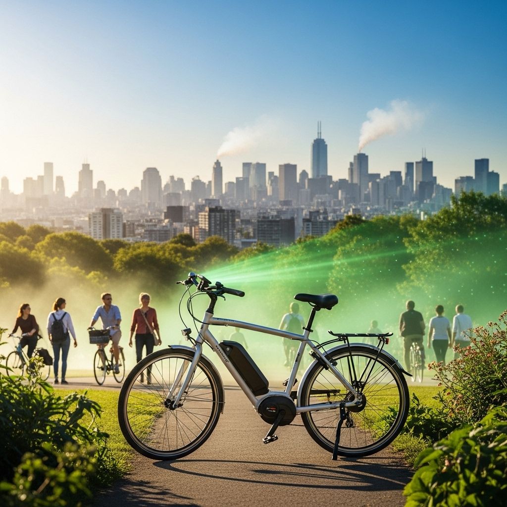 Adopting e-bikes for daily commutes can cut urban transport emissions while making cities healthier and more livable.