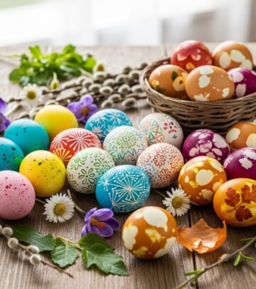 Combine playful textures and natural dyes for vibrant, one-of-a-kind Easter eggs.