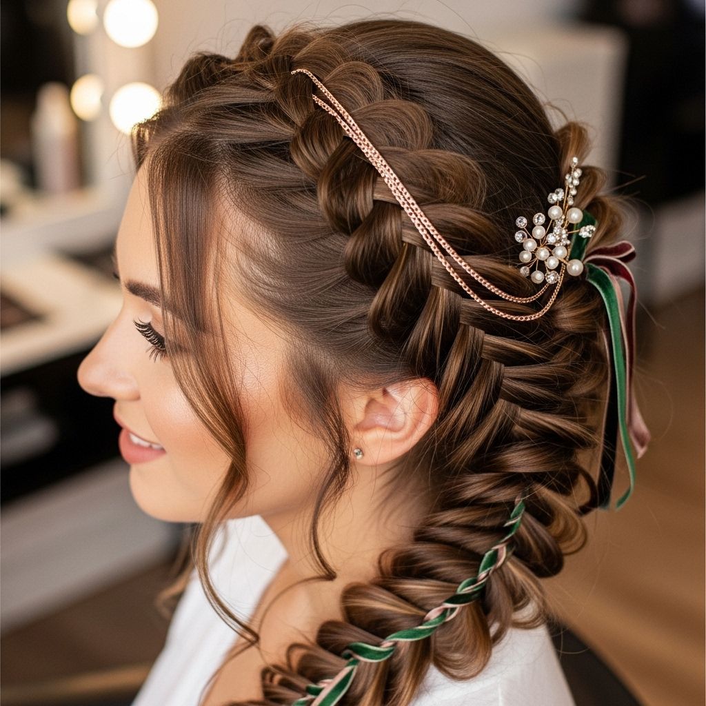 Revamp your look with these simple, stylish braids that blend easy techniques and bold accessories for instant glamour.
