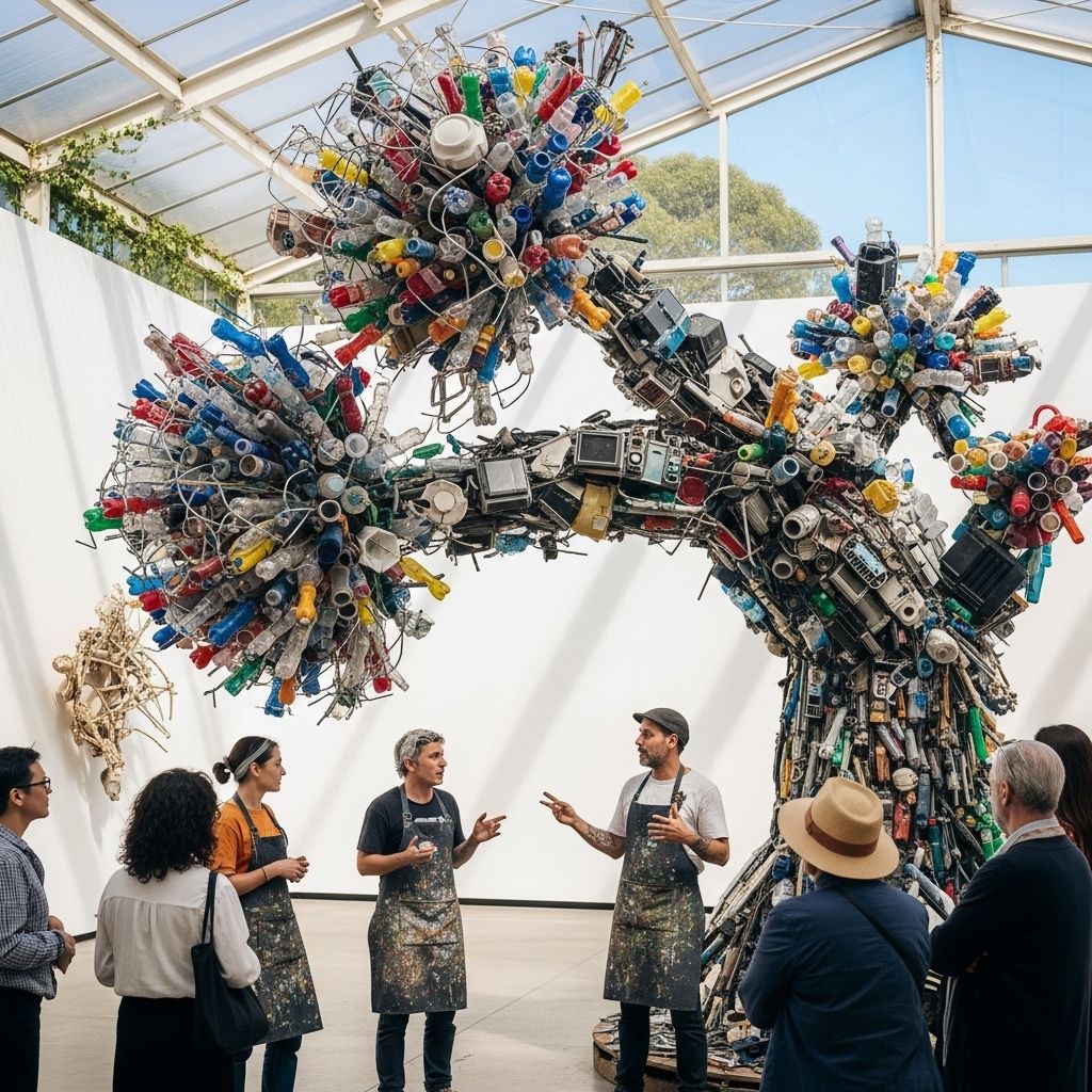 Explore how today's visionary artists use creativity to inspire environmental awareness and drive positive change.