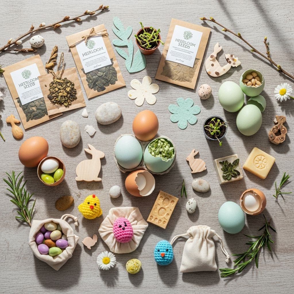Celebrate Easter with creative, eco-conscious fillers and gifts that delight without contributing to landfill waste.