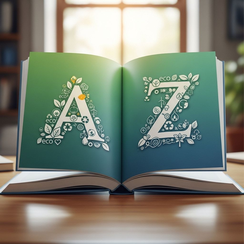 Decode sustainability jargon from aeroponics to zero waste with this comprehensive A-to-Z eco glossary for conscious living.