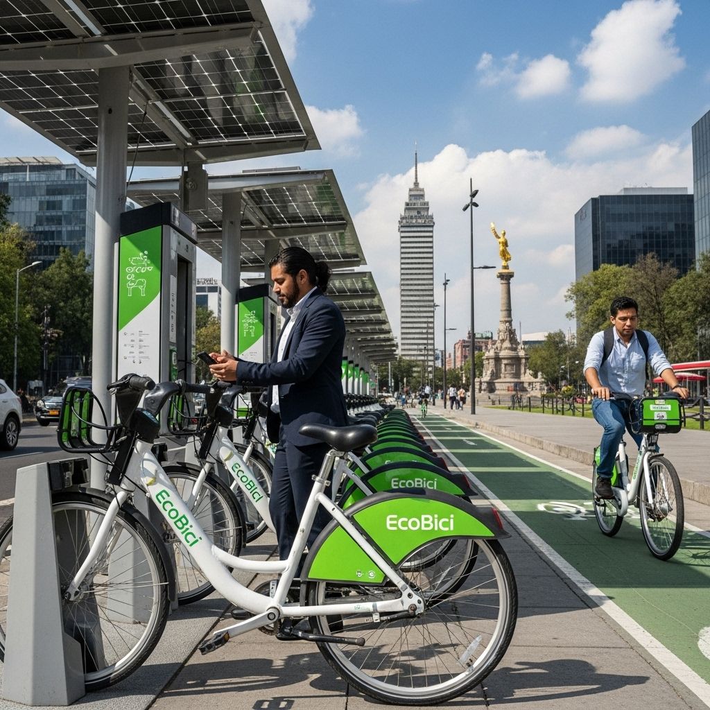 Transforming urban mobility, EcoBici connects Mexico City’s neighborhoods, culture, and people through accessible bike sharing.