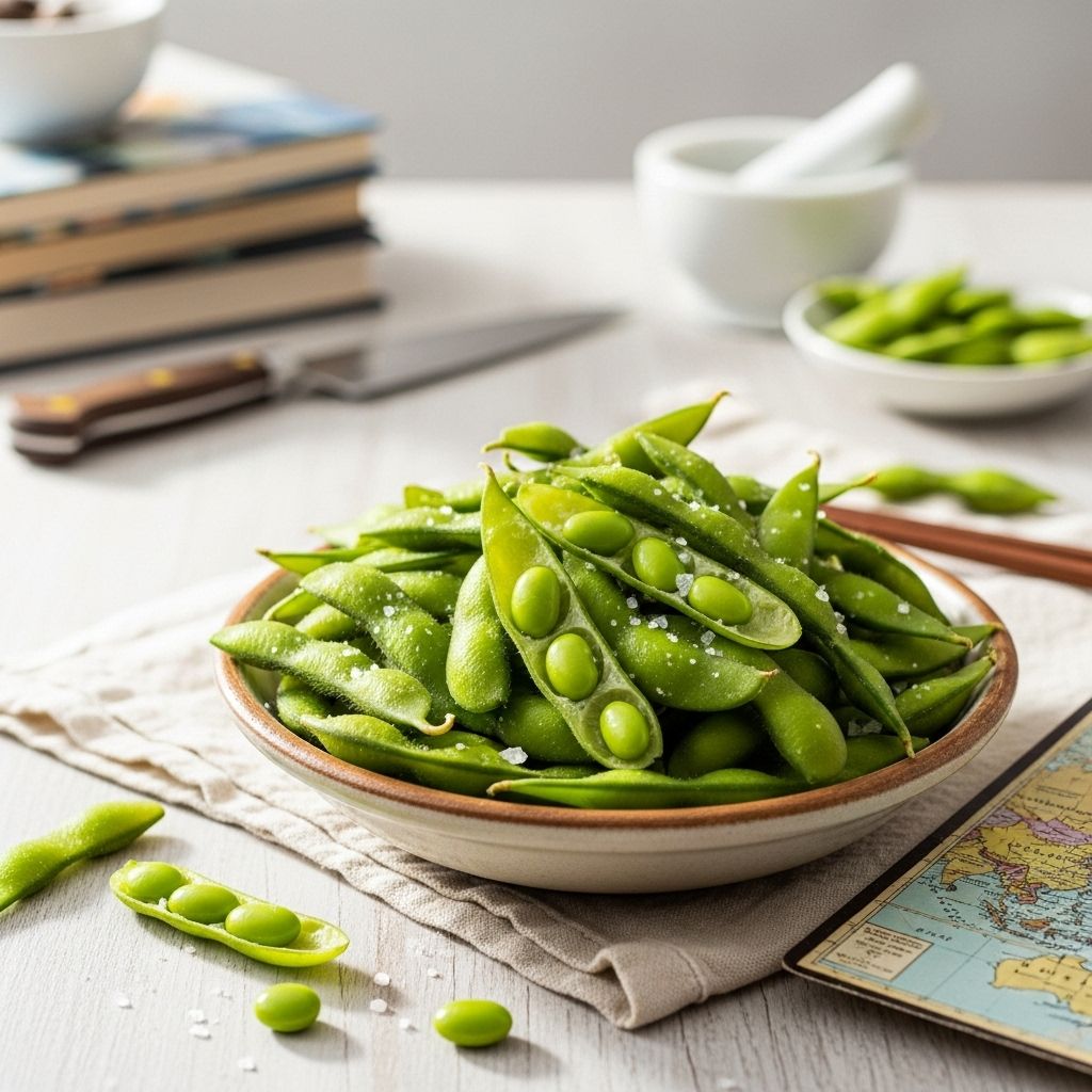 Discover the ancient history, health benefits, culinary uses, and distinctive flavor of edamame—nature’s nutrient-rich snack.