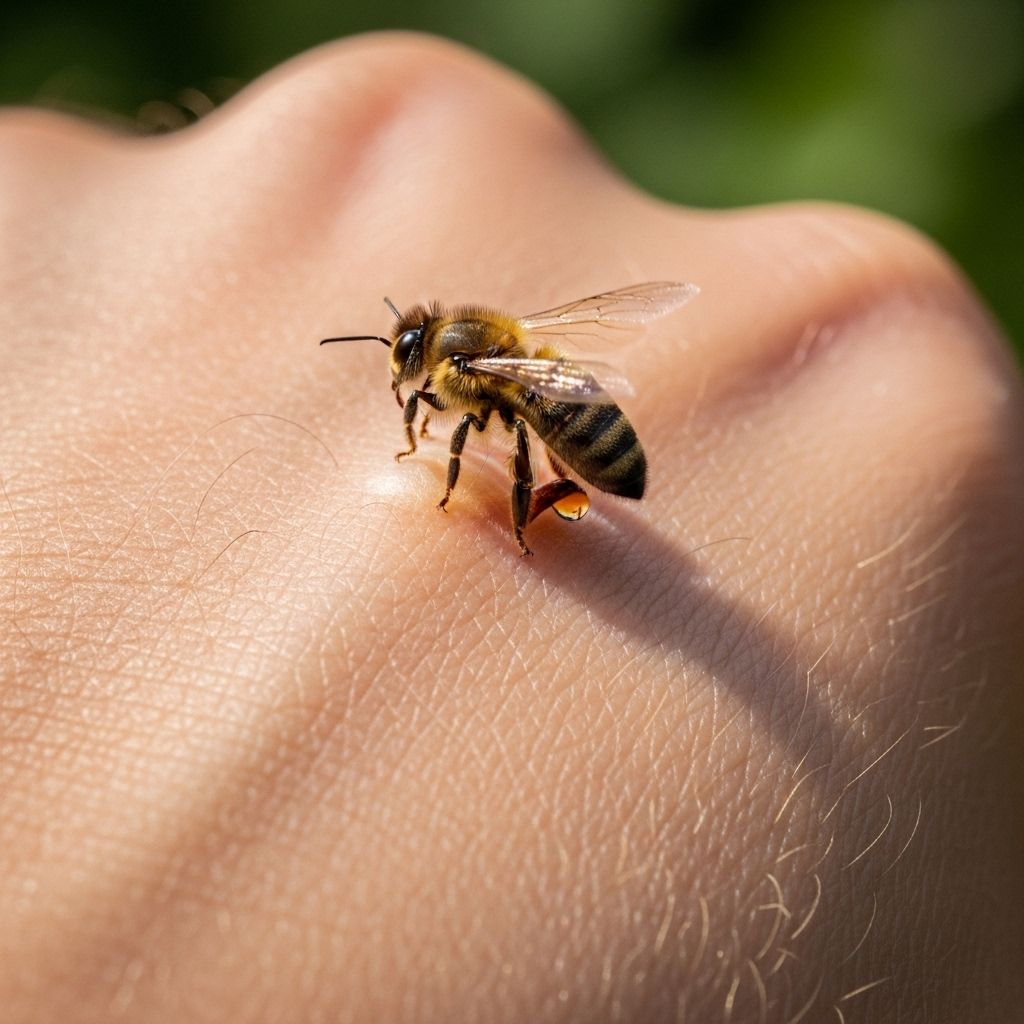 Effective Bee Sting Remedies: First Aid, Home Treatments, and When to Seek Help Comprehensive guide to treating bee stings: from immediate first aid to proven home remedies and when to call a doctor.