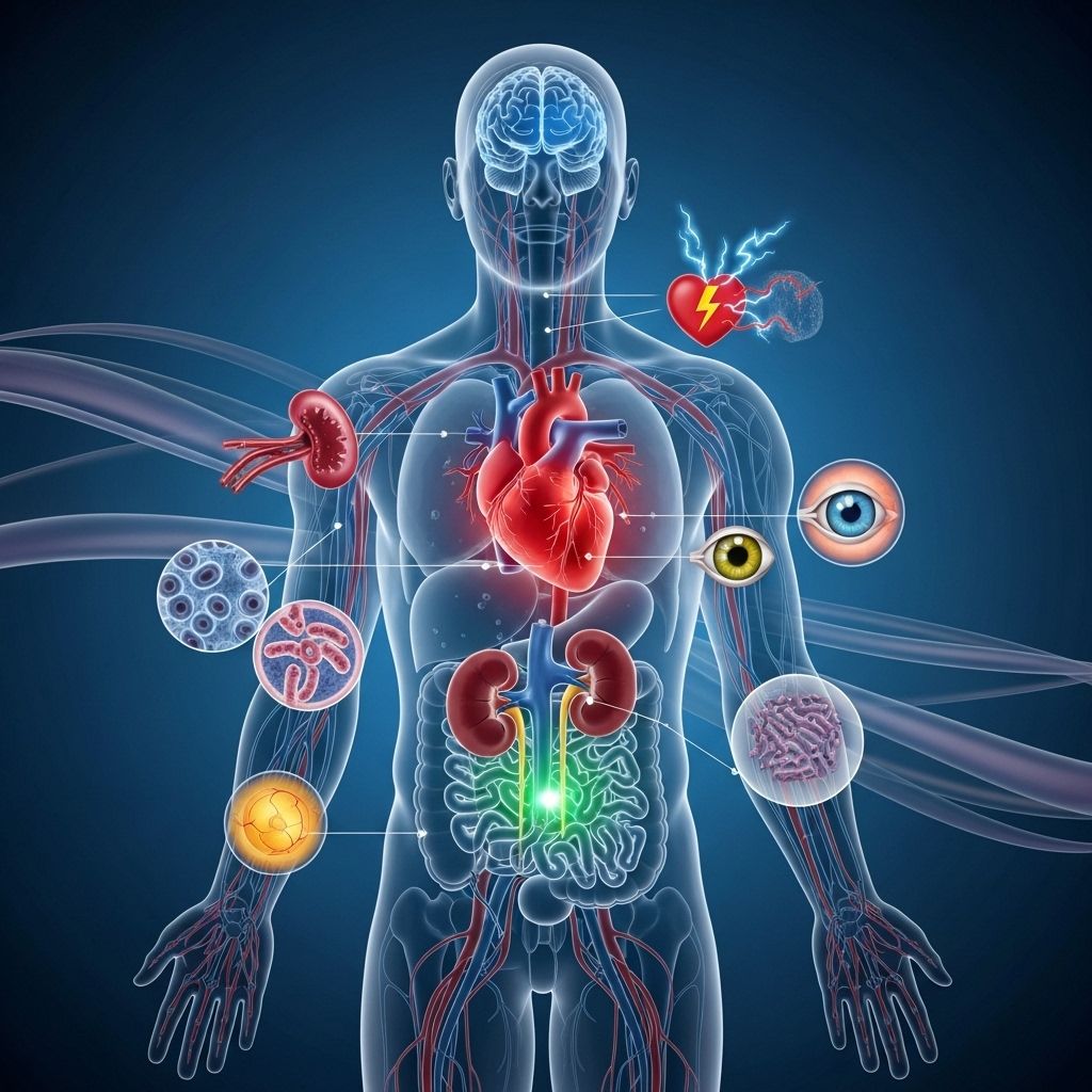 Learn how diabetes impacts nearly every organ system in the body, from cardiovascular health to nerves, kidneys, skin, and sexual function.