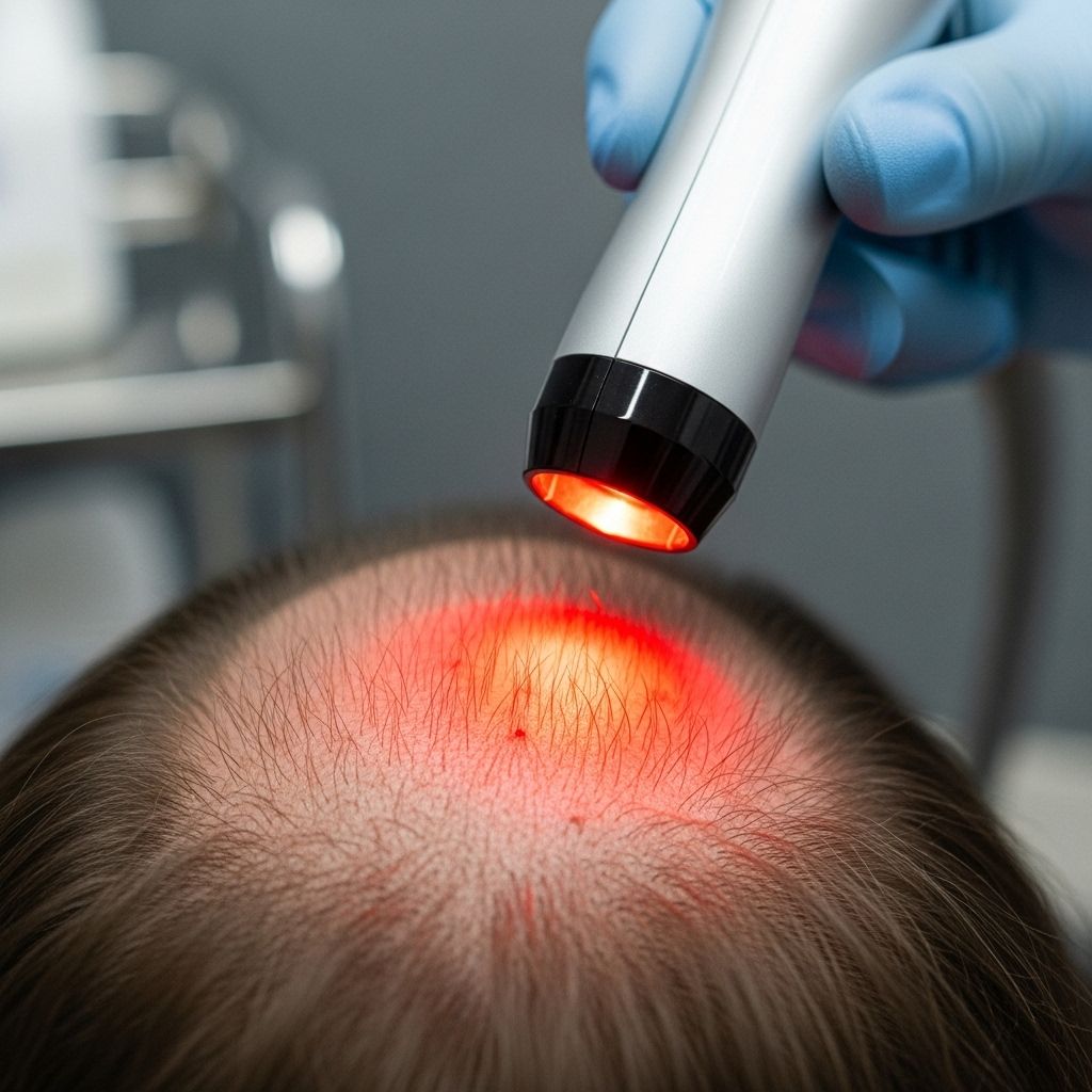 Efficacy of Low-Level Laser Therapy (LLLT) for Non-Scarring Alopecia: Mechanisms, Evidence, and Clinical Insights Light-based sessions harness cellular energy to revive follicles and increase hair density.
