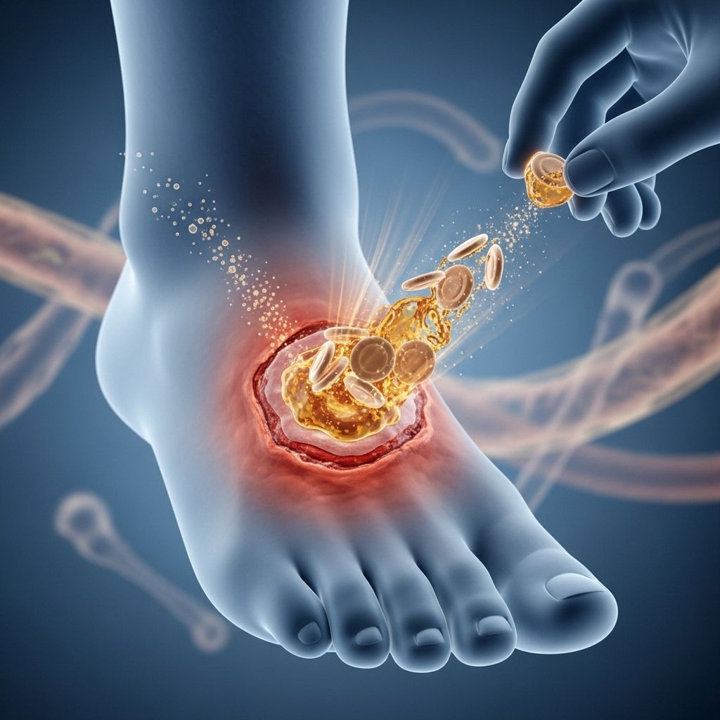 Targeted growth factor therapy revitalizes chronic wounds and strengthens tissue repair.