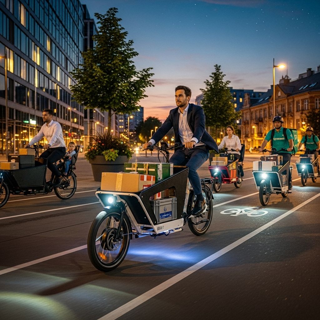 How electric cargo bikes are transforming city logistics, reducing emissions, and shaping the future of sustainable urban mobility.