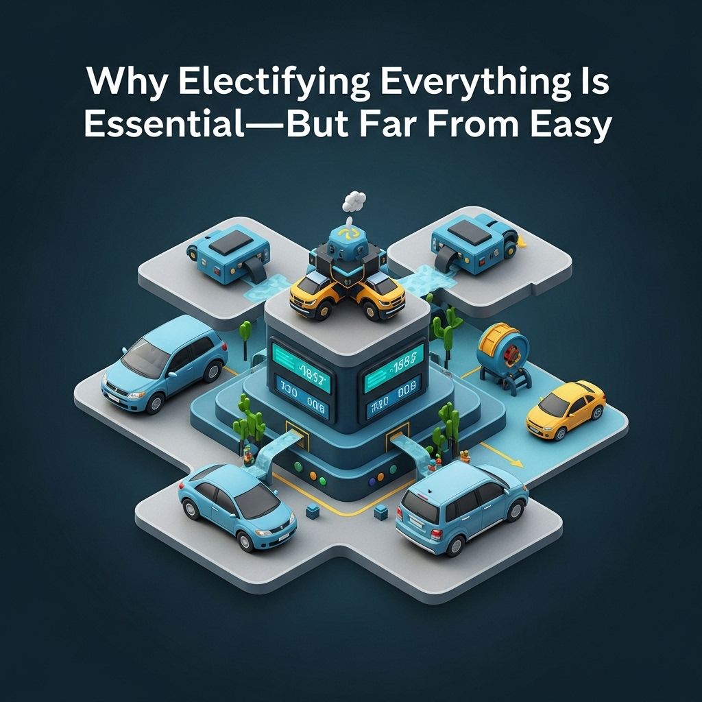 Electrification is crucial for slashing carbon emissions, yet practical and political hurdles must be overcome across every sector.