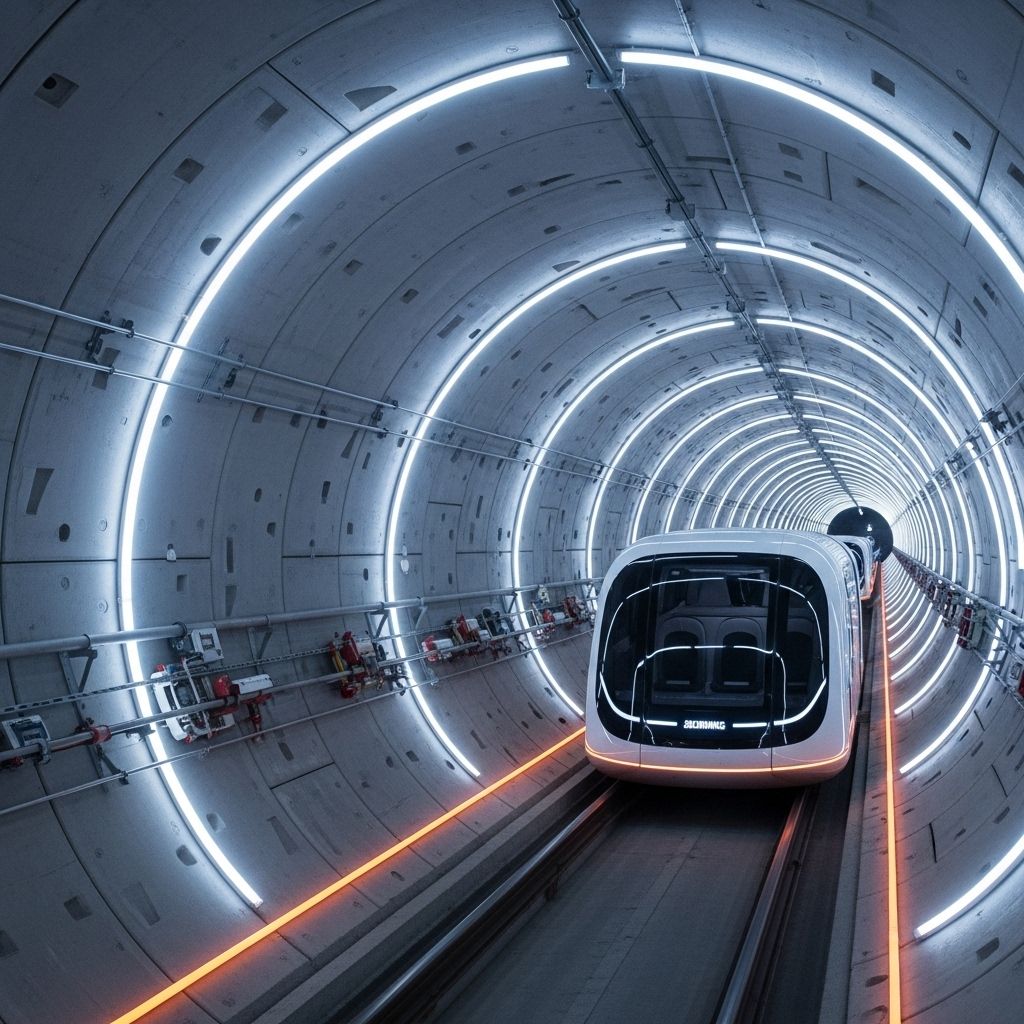 Can subterranean tunnels and electric vehicles revolutionize how cities deal with traffic congestion, as Elon Musk’s Boring Company believes?