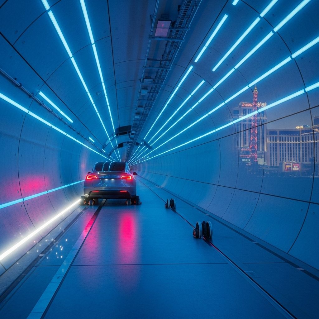 Examining the promise and pitfalls of The Boring Company's ambitious Las Vegas underground transit project.