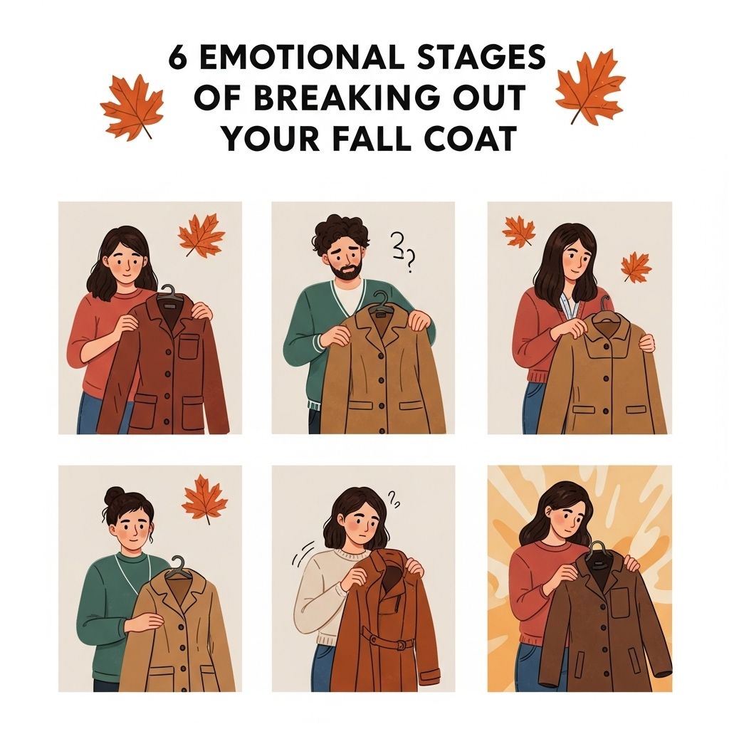 From anticipation to nostalgia: uncover every feeling you experience as you retire your summer wardrobe and break out your beloved fall coat.